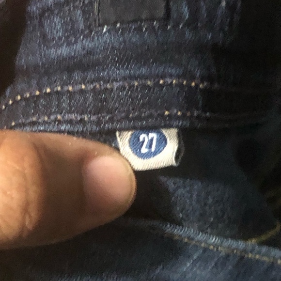 Citizens of Humanity Jeans Women's 27 Dani Cropped Straight Leg Cuffed Denim - Picture 4 of 7